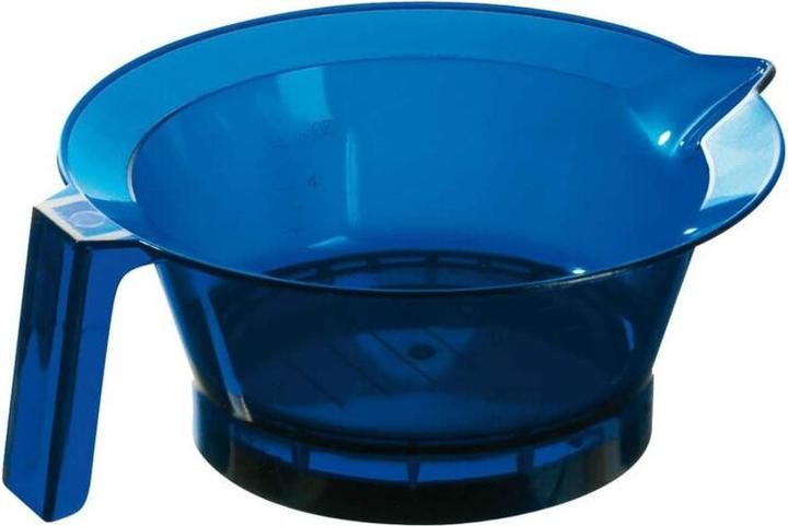 Actual product image Comair Färbeschale mit Griff transparent blau 250 ml