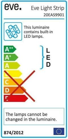 Energie-Label Eve Light Strip Extension (Mehrfarbig, 200 cm, Indoor)