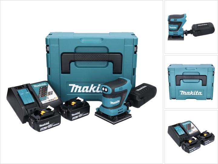 Image du produit Makita .SZ OSCIL-PONCEUSES. 18V 93x185mm 2x5Ah (Ponceuse vibrante)
