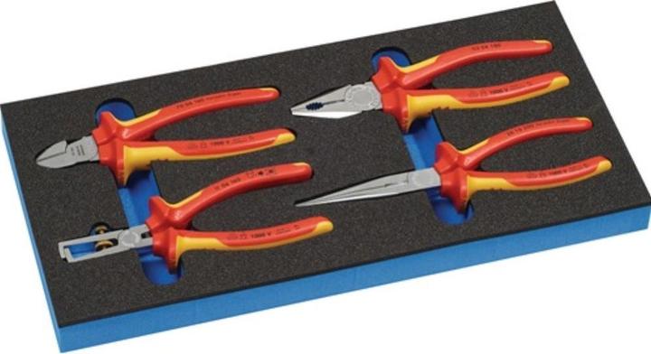 Actual product image Knipex Tool module 4-piece 1/3 module VDE pliers set (385 mm)