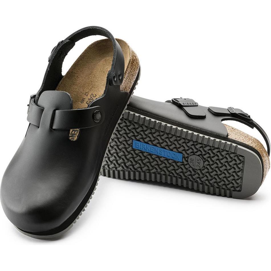 Thumbnail - Birkenstock, Unisex, Hausschuhe, Tokio Super Grip Naturleder Normal, Schwarz, (42)