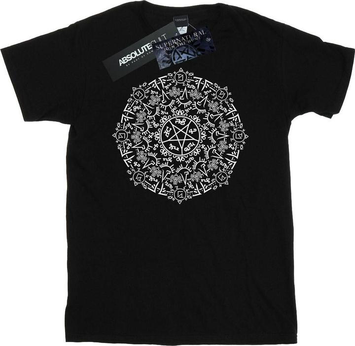 Actual product image Supernatural Mens Symbol Circle T-Shirt (L)
