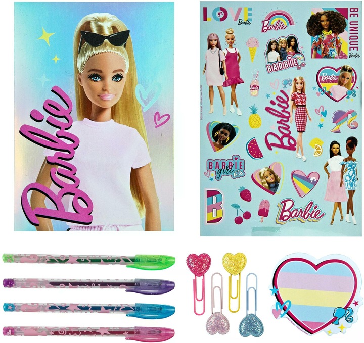 Produktbild Undercover Tagebuch Set Barbie 29 x 26 cm