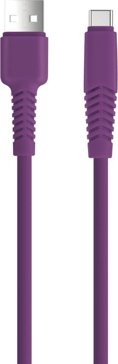 Produktbild Setty Kabel USB - USB-C 1,5 m 2,1A KSA-C-1.5219 lila (1.50 m, USB 3.2 Gen 1)