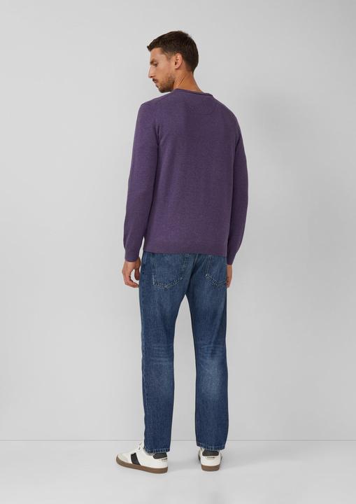 Actual product image s.Oliver Strickpullover Baumwollpullover mit Logo-Stickerei (S)