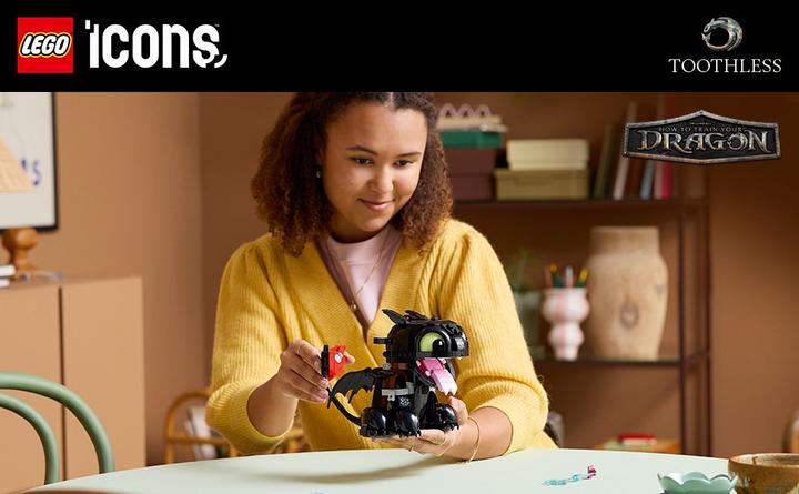 Produktbild LEGO Drachenzähmen Leicht Gemacht: Ohnezahn (LEGO Icons)