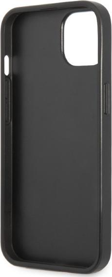 Actual product image Karl Lagerfeld KLHCP13SSFMP2K iPhone 13 mini 5.4" hardcase black/black Saffiano Plaque (Apple iPhone 13 mini)