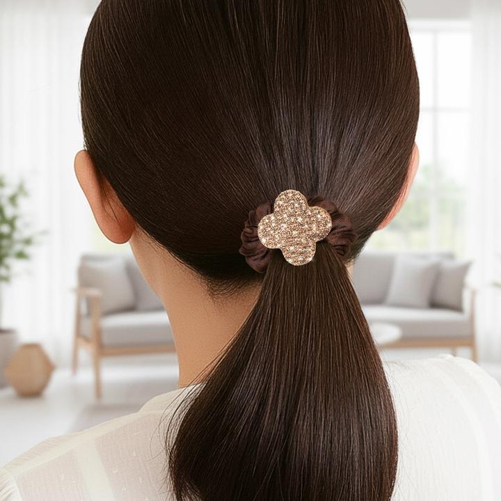 Immagine prodotto Avizar Haargummi mit glänzendem Kleeblatt Cara (Elastico per capelli)