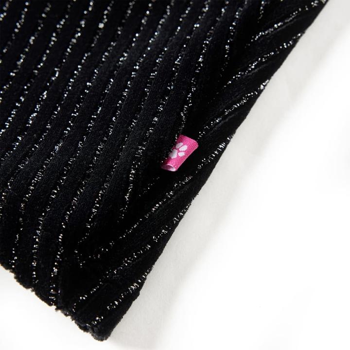 Produktbild VidaXL Kinderrock mit Bund in Leopardenmuster Schwarz (140)