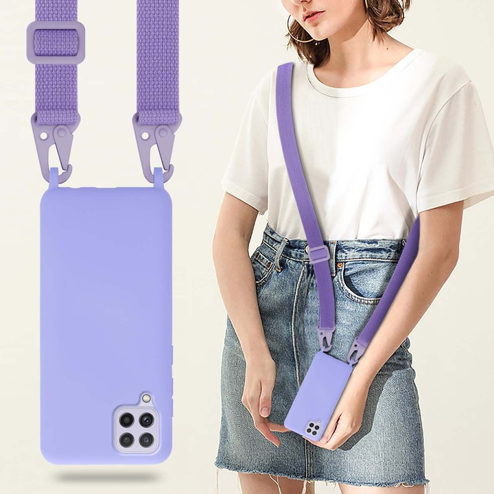 Produktbild Cadorabo TPU Cover Handy Kette Liquid (Samsung Galaxy M22, Samsung Galaxy A22, Samsung Galaxy A32)