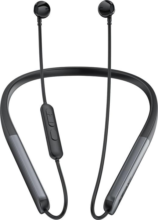 Actual product image Acefast N1 in-ear wireless headphones + USB-A USB-C cable - black (ANC, Wireless)