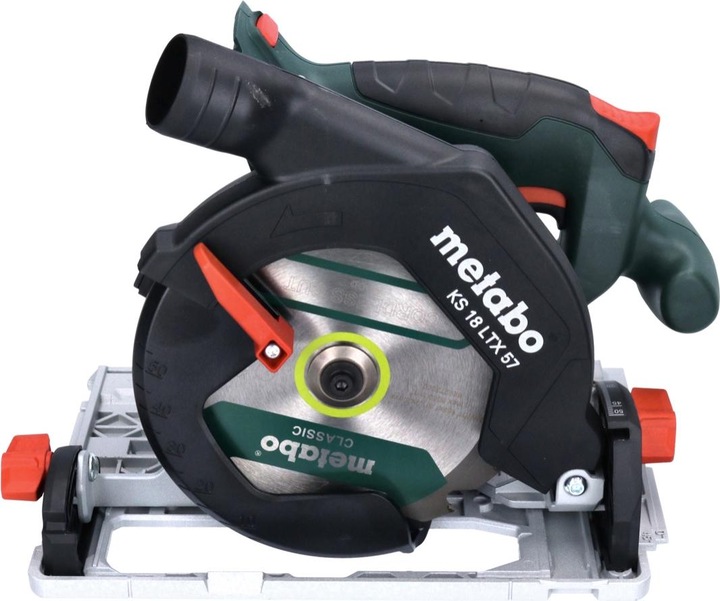 Immagine prodotto Metabo KS 18 LTX 57 Sega circolare a batteria 18V 165x20mm + 1x batteria 8,0Ah + MetaLoc - senza caricatore