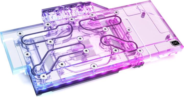 Actual product image Alphacool Ice Block Aurora Acrylic GPX-N RTX 3090/3080 Gaming/Eagle with Backplate