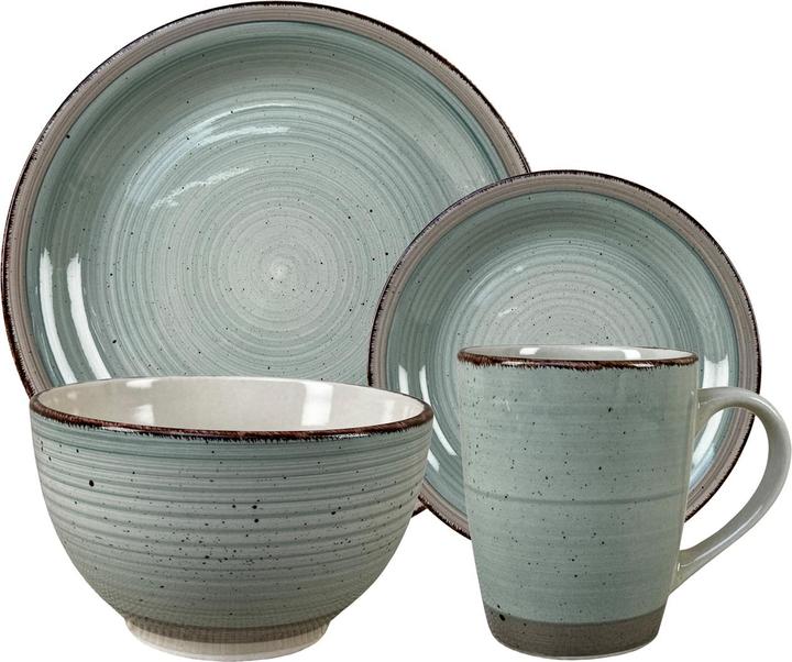 Actual product image NTK-Collection Geschirrset 16-teilig grün Antonia (16 pcs.)