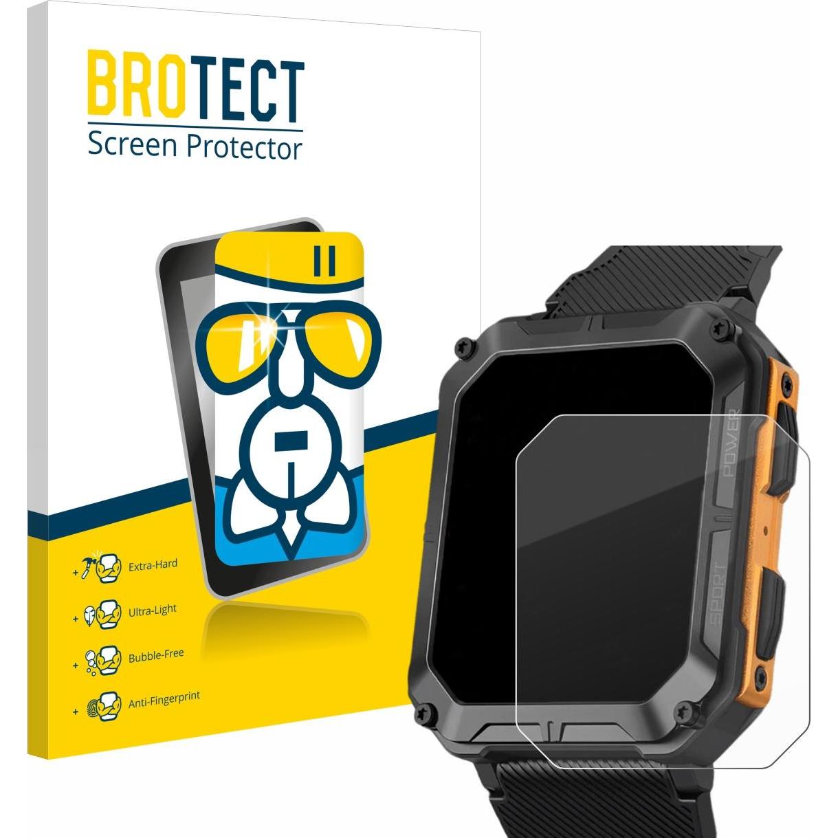 Thumbnail - BROTECT Schutzglas Schutzfolie Displayschutz Display Schutz Glas Folie klar, Smartwatch Schutzfolie, Transparent