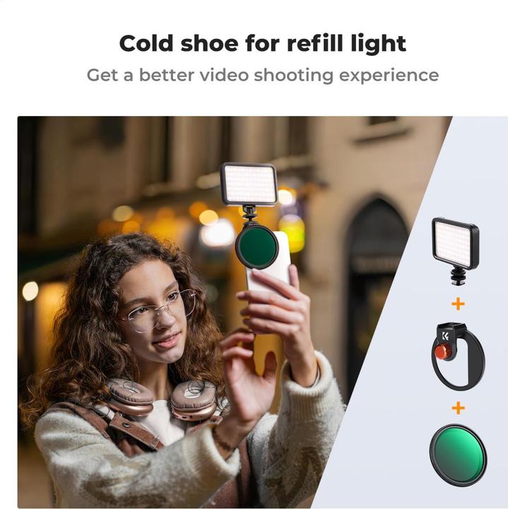 Produktbild K&F Concept 67mm Magnetic Phone Clip, Cleaning Cloth