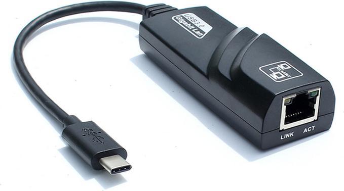 Actual product image JTI USB-C to Ethernet adapter (USB-C, RJ45 (1x))