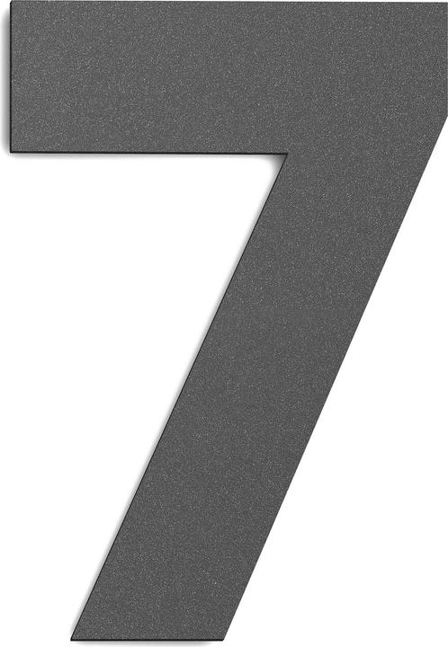 Produktbild CMD Hausnummer Gross IP44 Anthrazit Made in Germany CMD-G7anthrazit