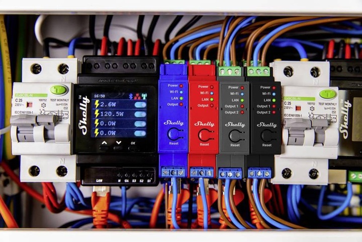 Actual product image Shelly Pro 1 (Switch actuator)