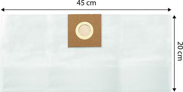 Image du produit Graphite Sacs en microfibre pour aspirateur 58GE133 5 pcs (1 x)
