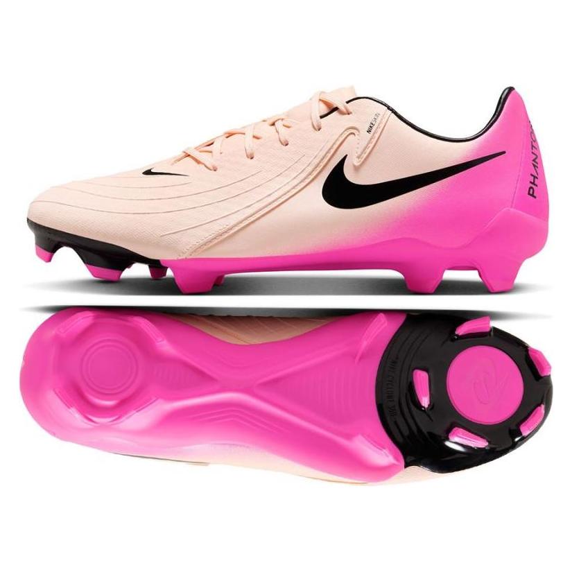 Nike, Herren, Fussballschuhe, Phantom Gx Ii Academy Fg/Mg Voetbalschoenen Senior (42), Schwarz, Rosa