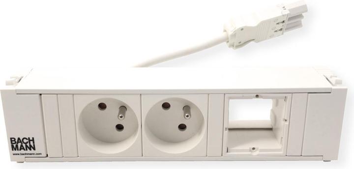 Actual product image Bachmann BACH socket strip (2x, CEE 7/5)