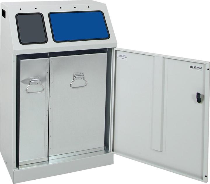 Produktbild kaiserkraft Wertstoffsammler, Stahl (90 l)