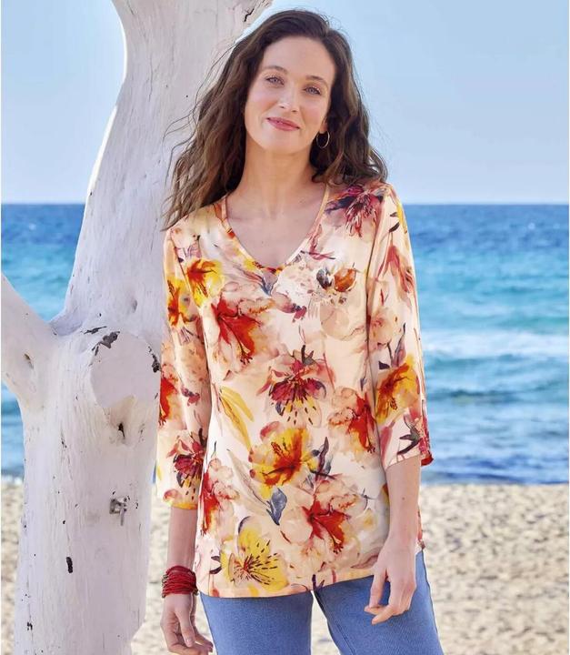 Immagine prodotto Atlas For Women Camicetta donna/donna in crepe floreale (38, 40)
