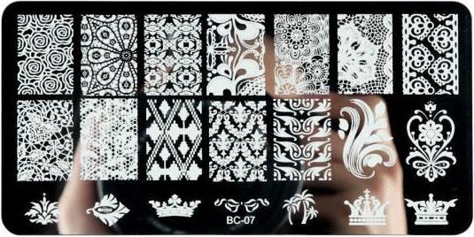 Actual product image JTI Nail decorations - stamping - cool motifs (Nail punch, Multicoloured)