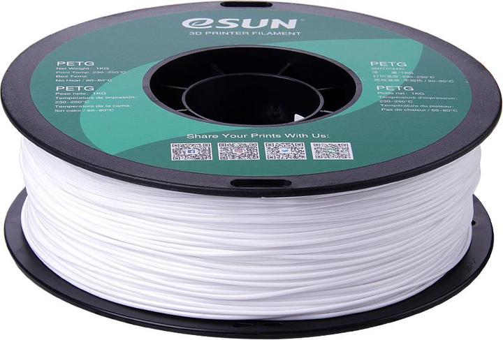 Produktbild eSUN Solid White (PETG, 1.75 mm, 1000 g, Weiss)