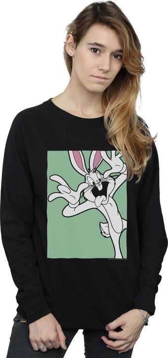 Immagine prodotto Looney Tunes Bugs Bunny Funny Face Felpa Donna (XL)