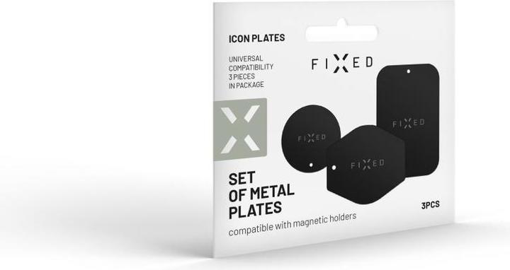 Actual product image Fixed Icon Plates, black