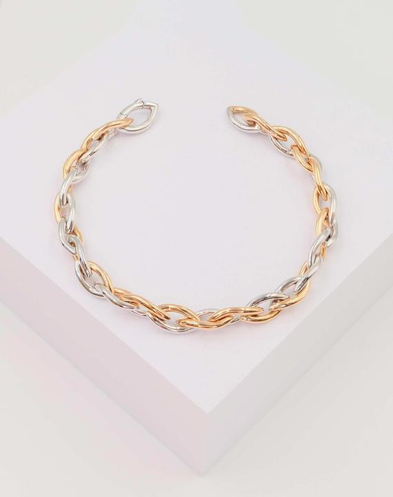 Produktbild Muau Navette (20 cm, 750, Rotgold, 18K Weissgold)