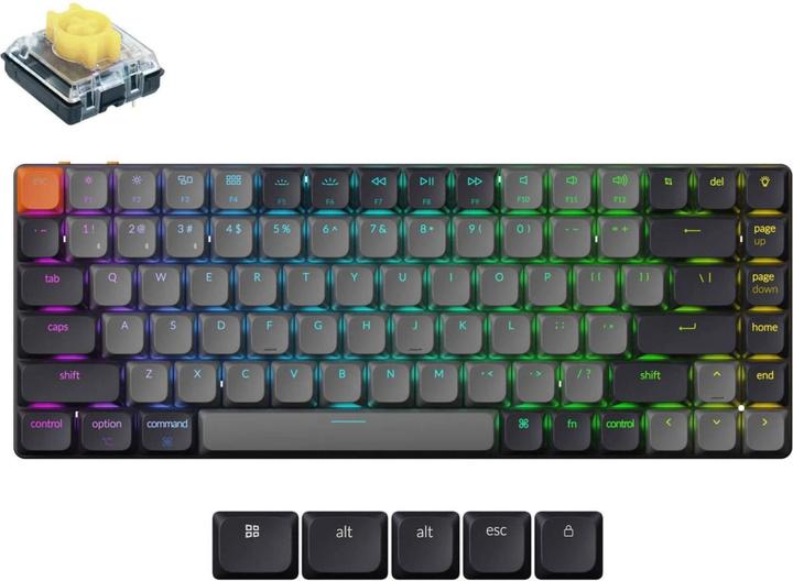 Produktbild Keychron K3 QMK v3 (US, Kabellos, Kabelgebunden)