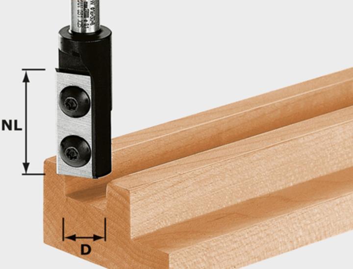 Actual product image Festool Grooving cutter inserts HW D16/30 S8