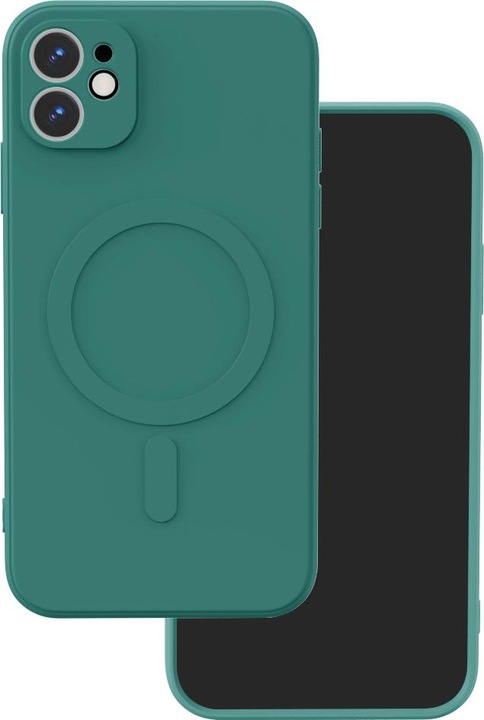 Actual product image OEM Simple Color Mag case for iPhone 11 dark green (Apple iPhone 11)