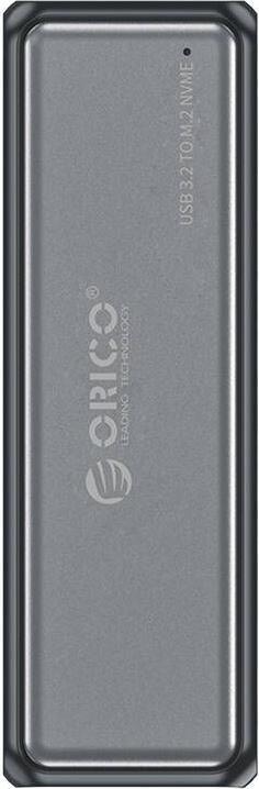 Orico NVME M.2, 10gbps, USB-A vers USB-A/C drive enclosure (gris) (M.2 2260, M.2 2242, M.2 2230, M.2 2280)