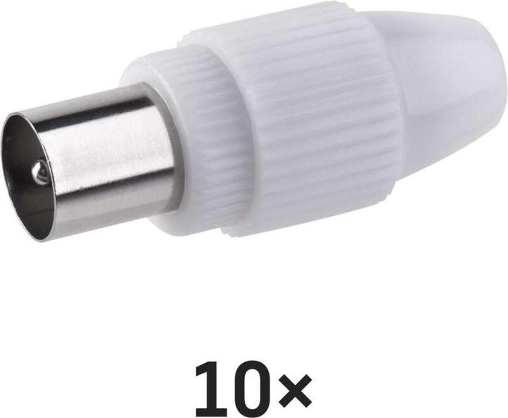 Actual product image Emos IEC plug, direct screw type, 10 pcs.