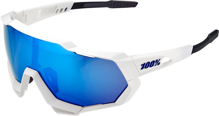 100% Brille Speetrap Matte (Mat white, HiPer blue)