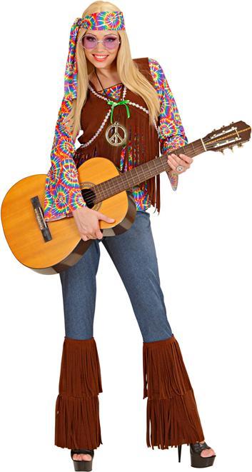 Produktbild Widmann Farbenfrohes Hippiekostüm (XL)