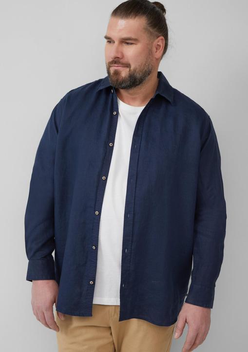 Produktbild S.Oliver Hemd Regular Fit: Langarmhemd aus Leinen (5XL)