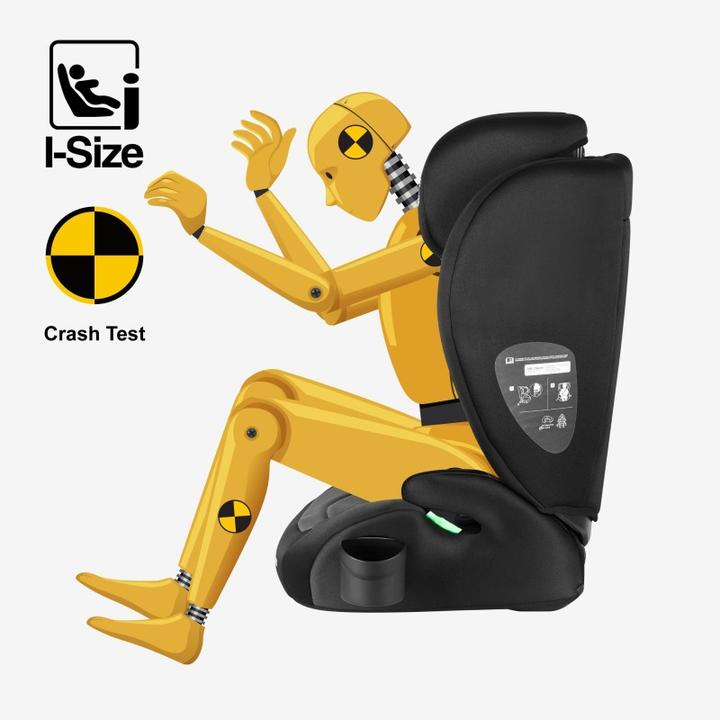 Productafbeelding Tulano Joy 20 Autositz Schwarz-Grau (Kinderzitje, Zitverhoger, ECE R129/i-Size standaard)