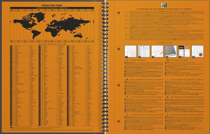 Produktbild Oxford Spiralbuch (A4+, Kariert, Weicher Einband)