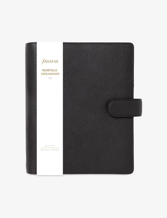 Filofax Personal Organiser Norfolk en cuir AGENDA NORFOLK brun clair (5.5 x 15 x 19.4 cm)