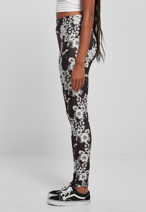 Actual product image Urban Classics Ladies Soft AOP Leggings (XS)