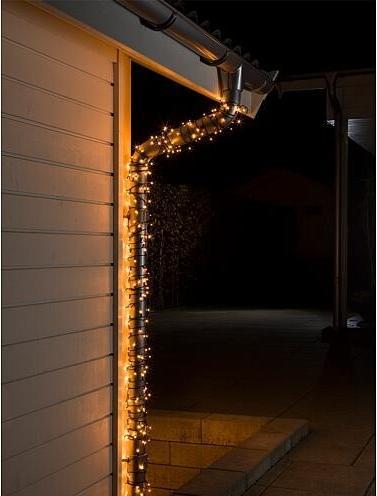 Immagine prodotto Konstsmide Gnosjö LED-Microkette Aussen 200er kurz 3898-800 amber L19,9m Zultg 5m sw (19.90 m)