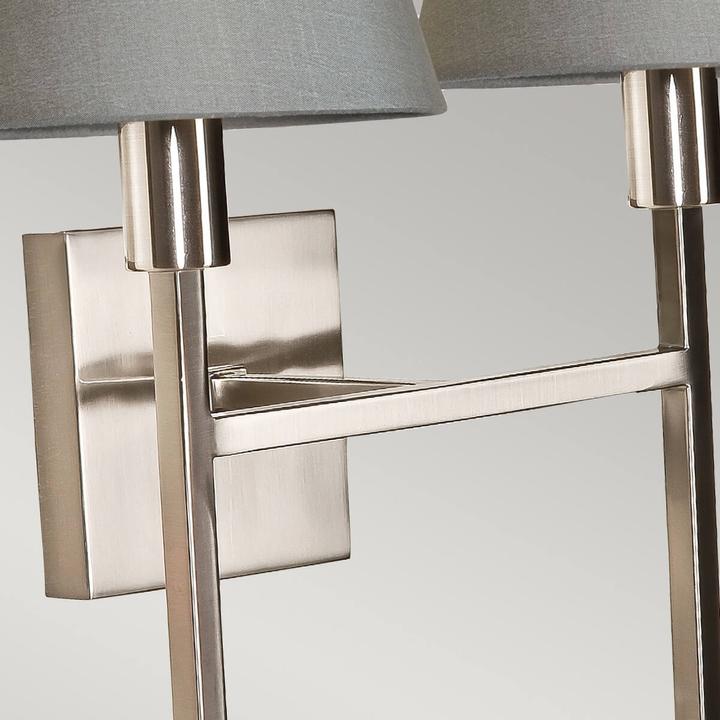 Produktbild Elstead Lighting Lucerne Wandleuchte E14 2-fach Nickel gebürstet (E14)