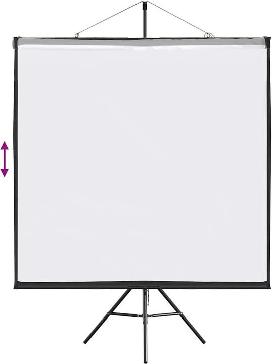 Produktbild vidaXL Beamer Leinwand mit Stativ 72 Zoll 1:1 Projektionswand Leinwand (72", 1:1)
