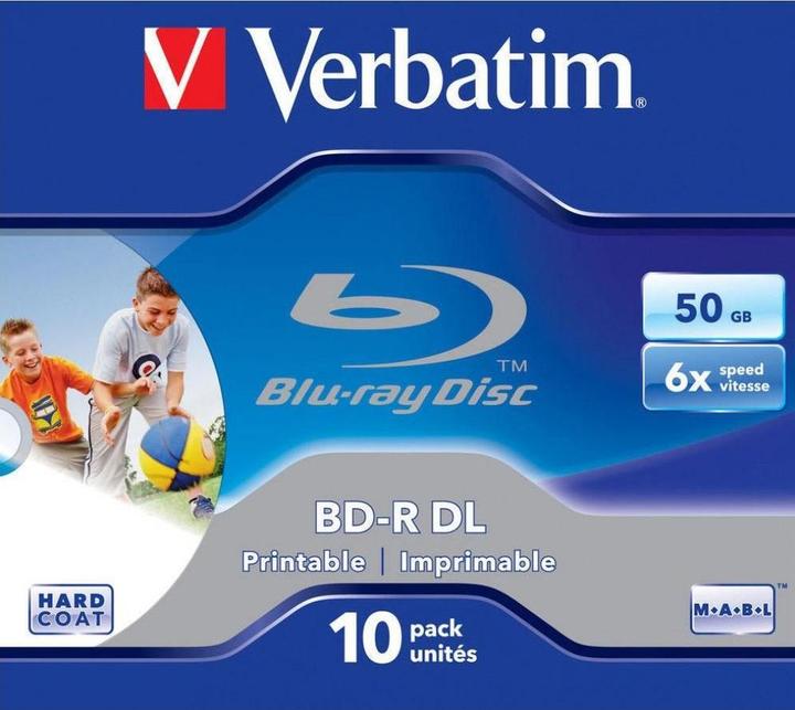 Produktbild Verbatim 43736 BluRay BD-R DL 10pc (10 x)