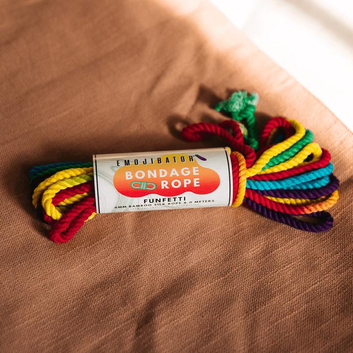 Actual product image Emojibator Funfetti Bondage Rope